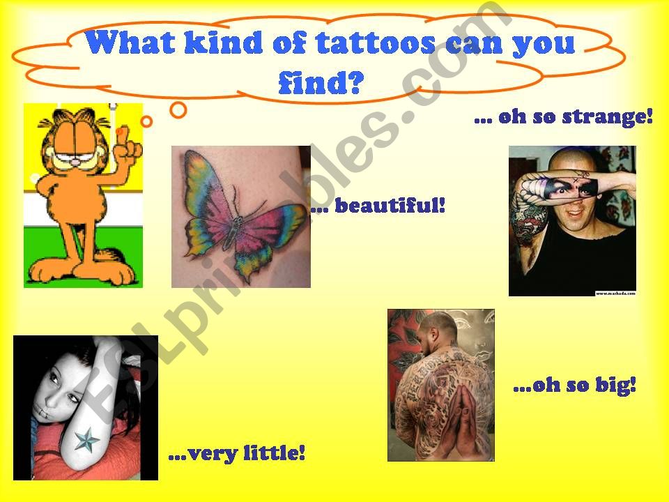 Tattoos - 3rd part powerpoint