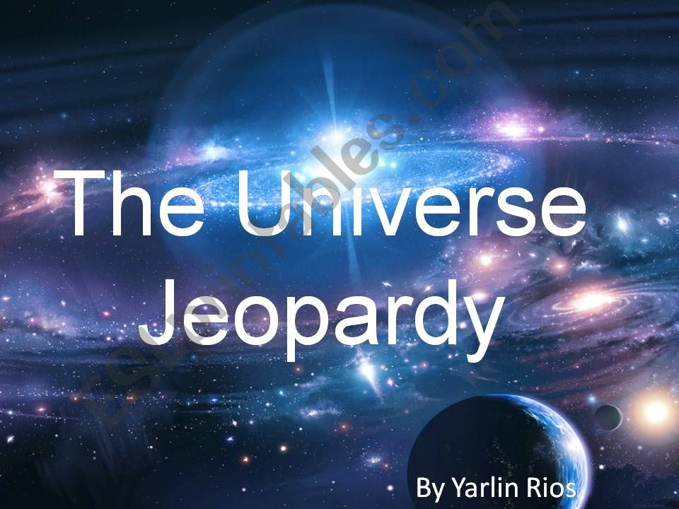 Planets Jeopardy  powerpoint