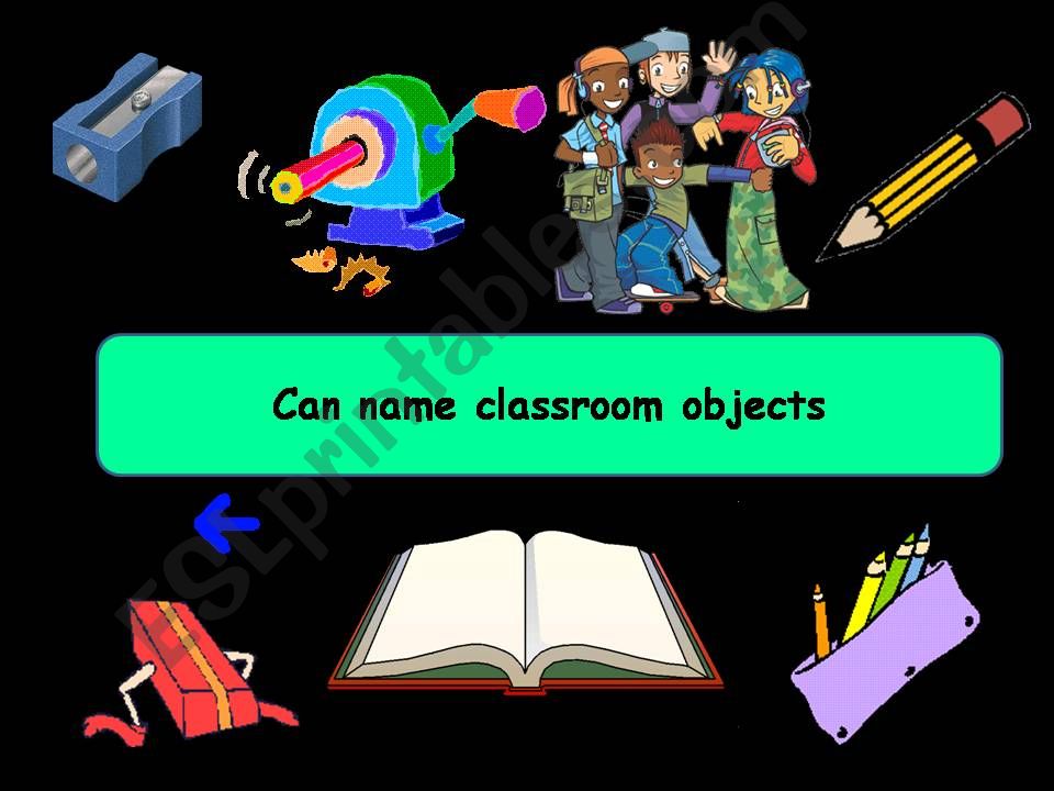 Classroom Objects powerpoint