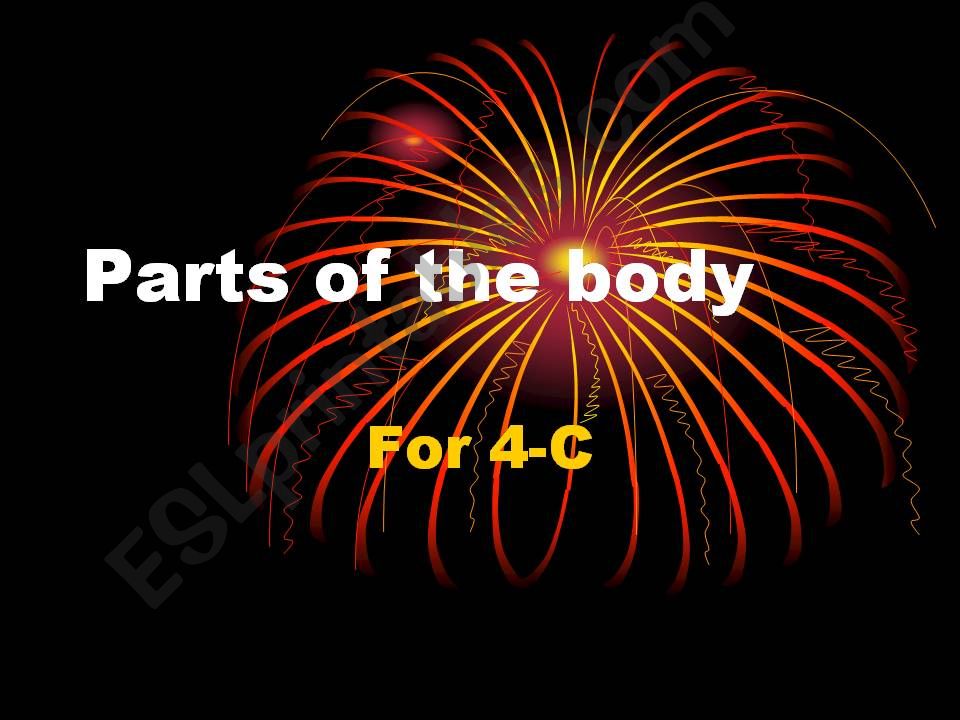 body parts powerpoint