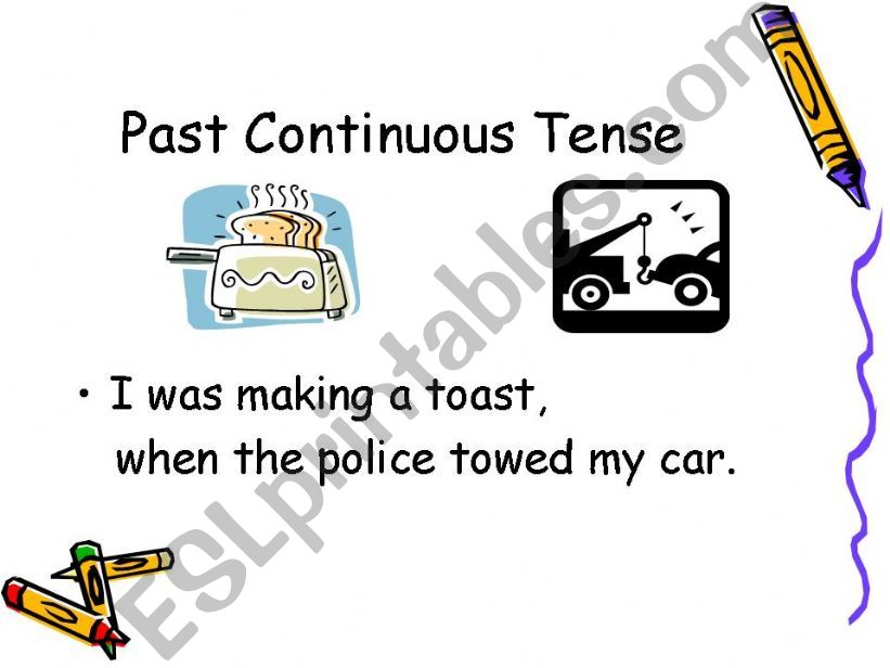 Past Continuous Tense Guide powerpoint
