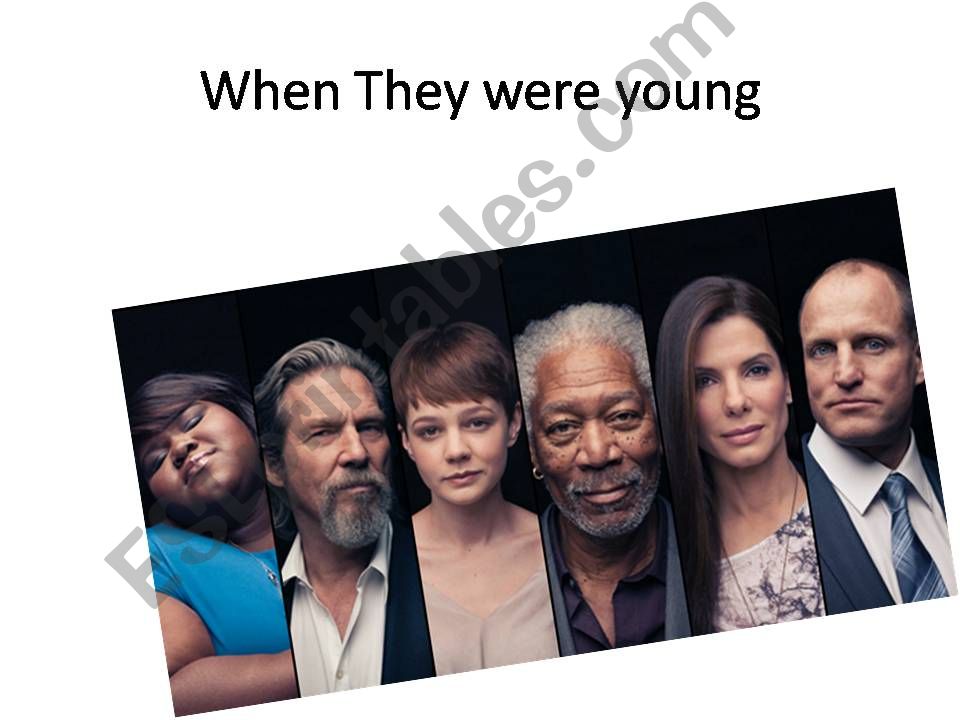 when they were young powerpoint