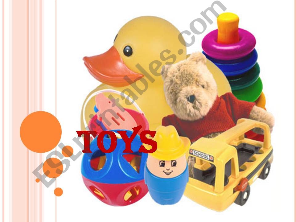 Toys flash cards powerpoint