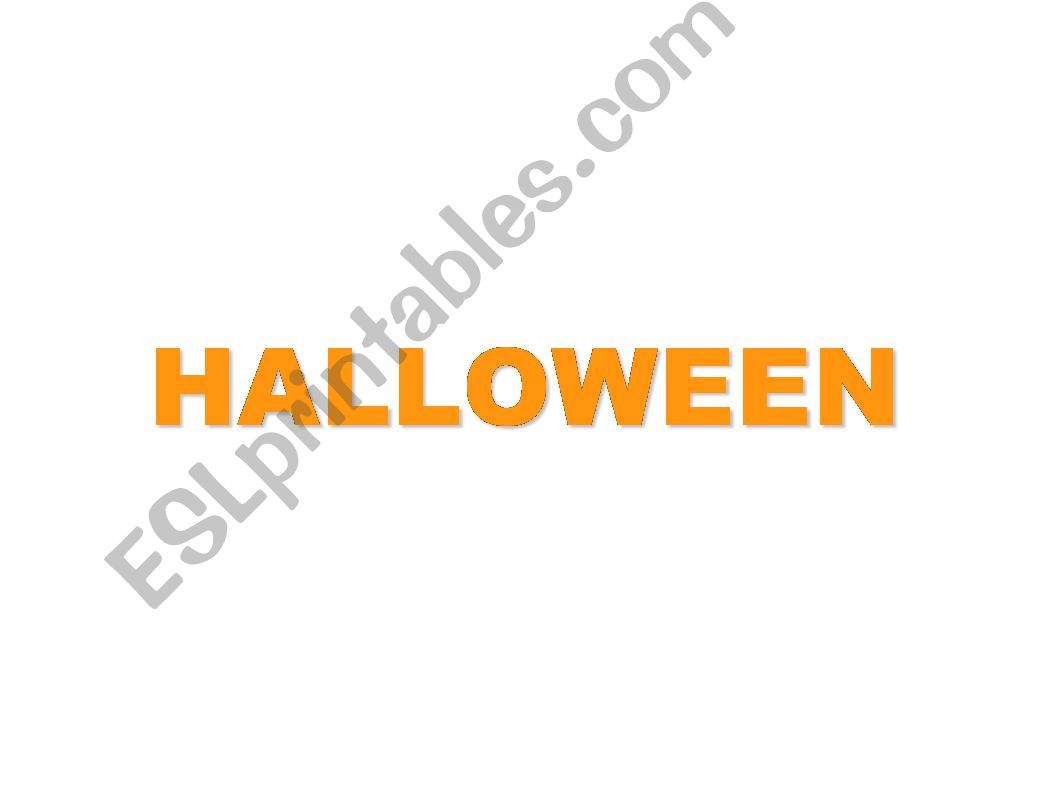 Halloween powerpoint