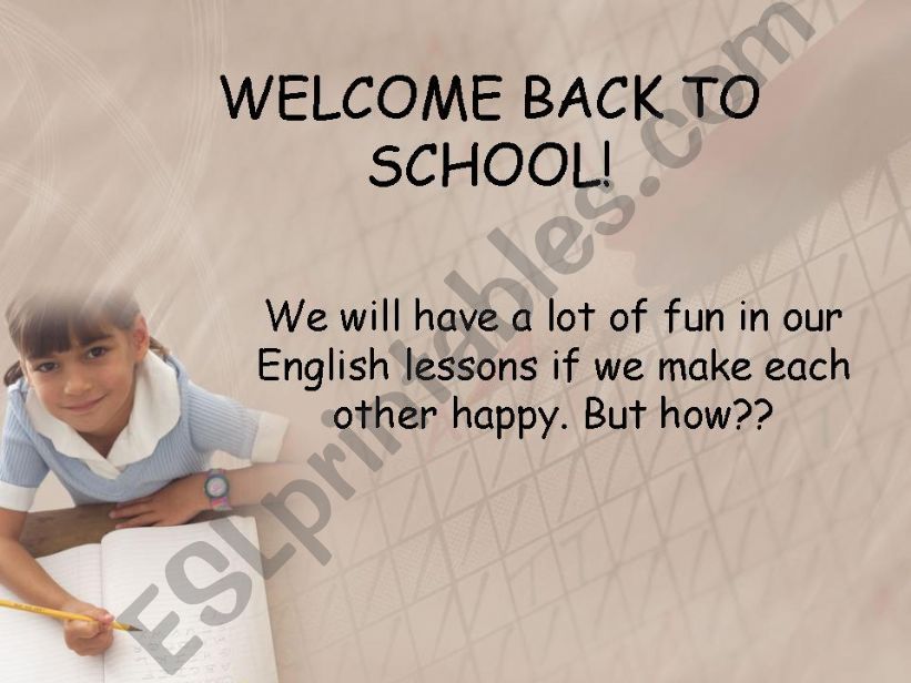school and  class rules powerpoint