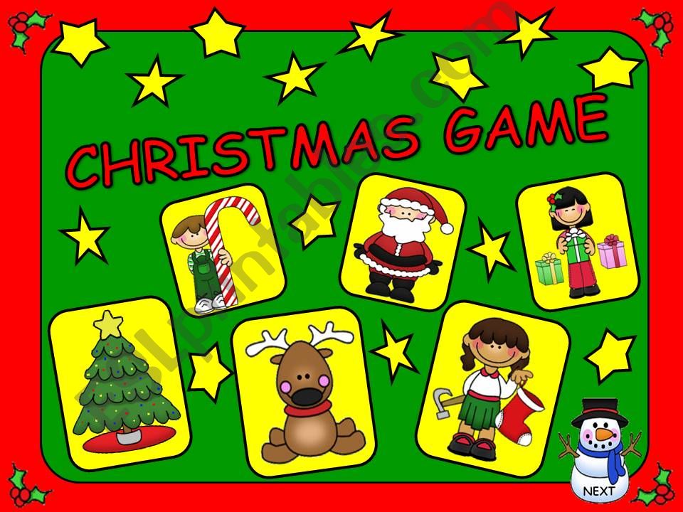 Christmas game powerpoint