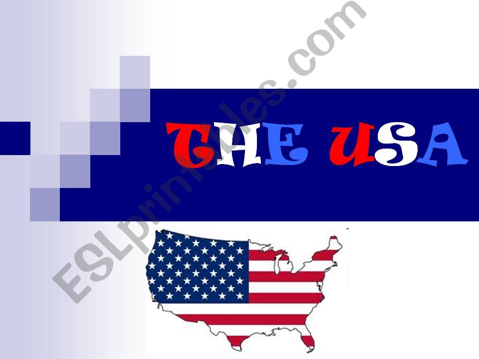 THE USA powerpoint