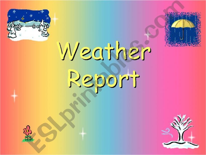 weather report powerpoint