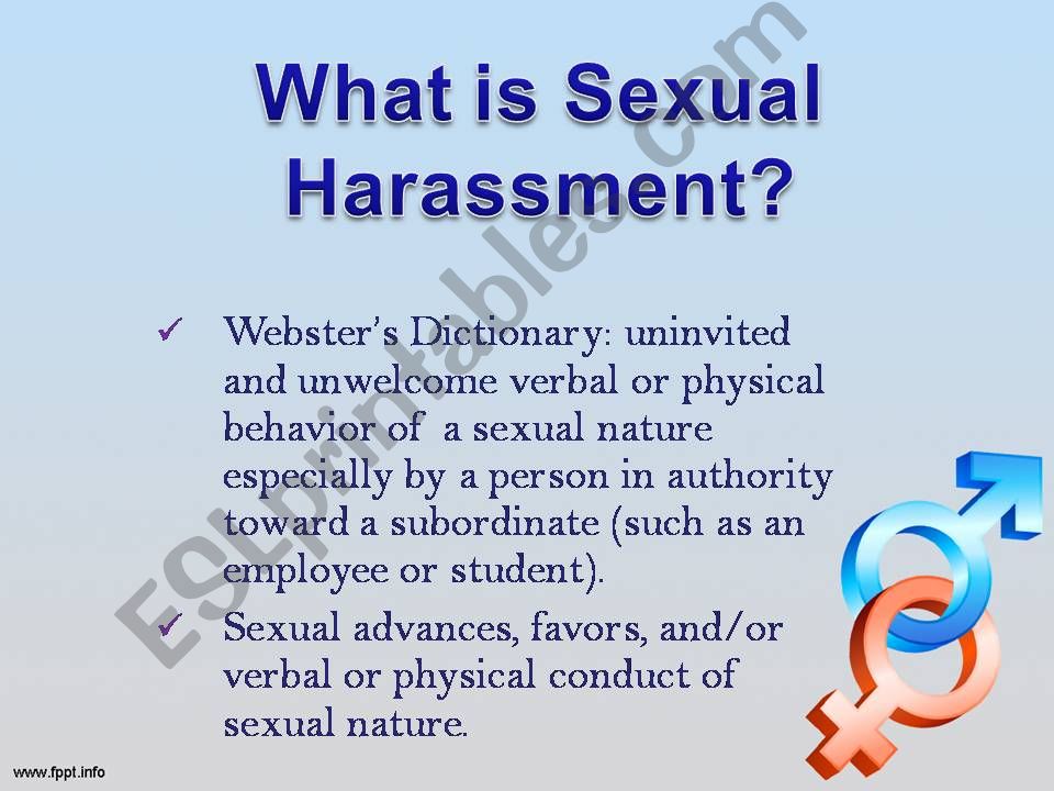 sexual harassment powerpoint