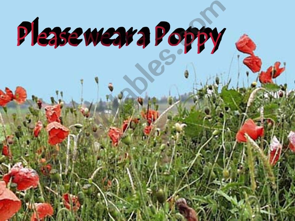 Remembrance Service powerpoint