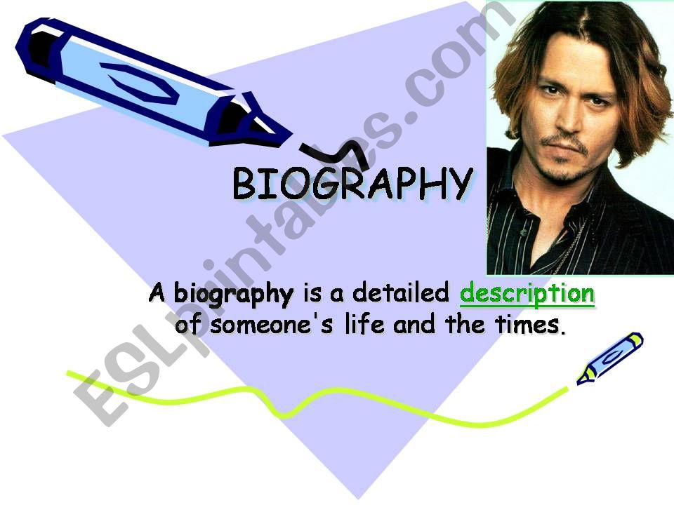 Biography powerpoint