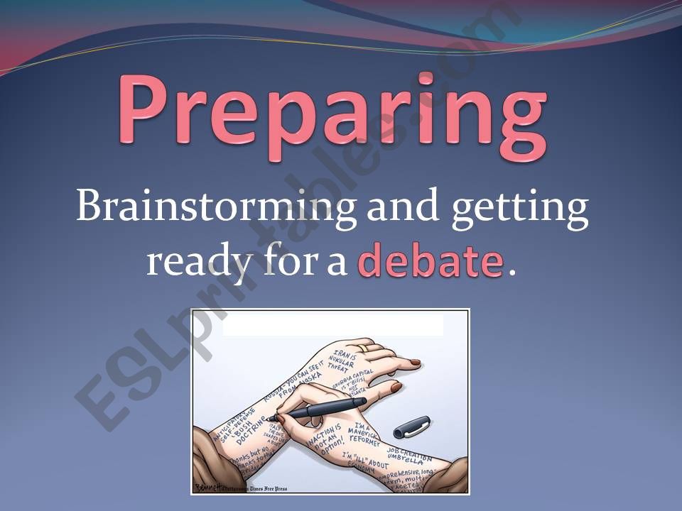 Debate Part 2 of 3 powerpoint