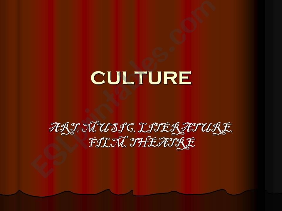Culture powerpoint