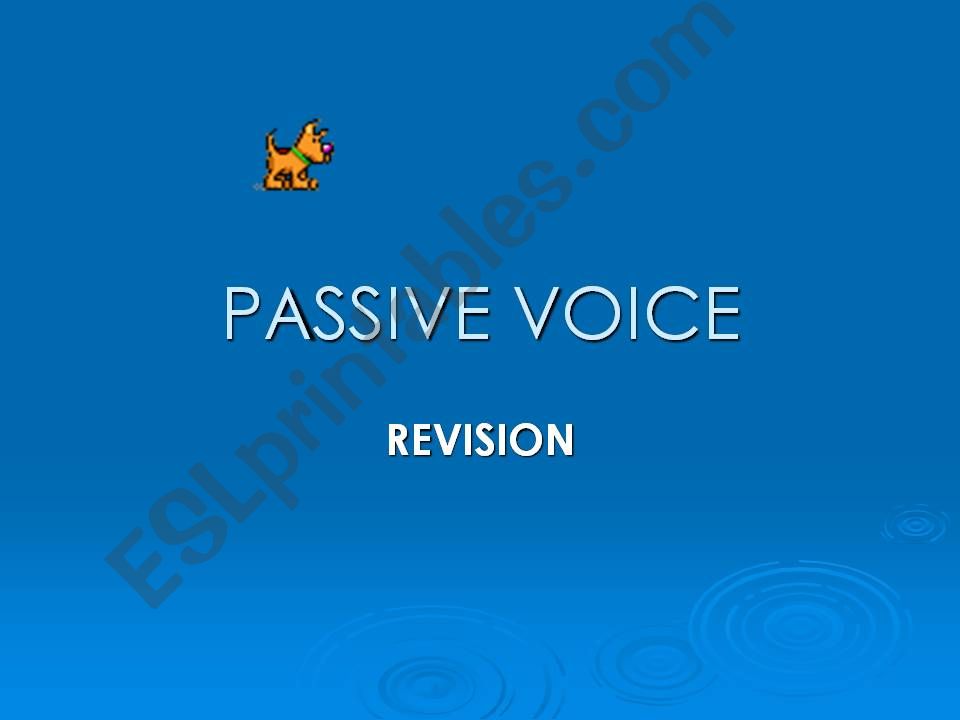 Passive Voice powerpoint