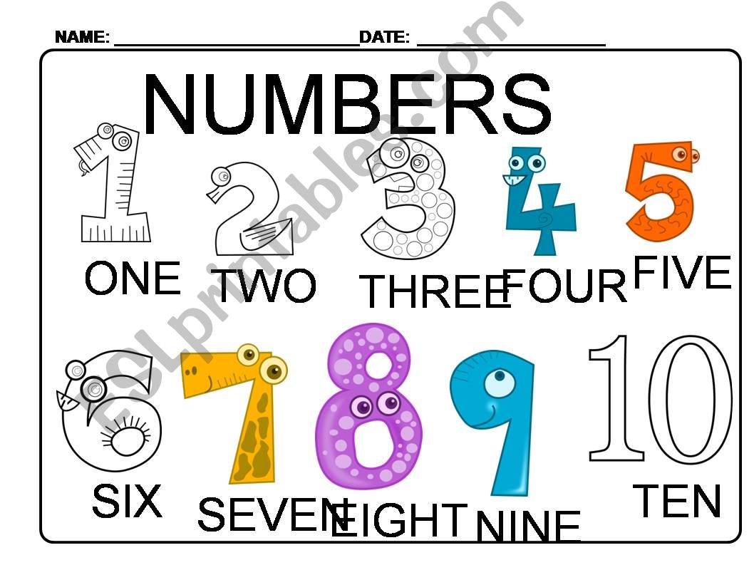 Numbers powerpoint