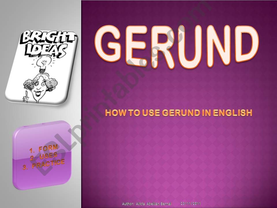 GERUND powerpoint