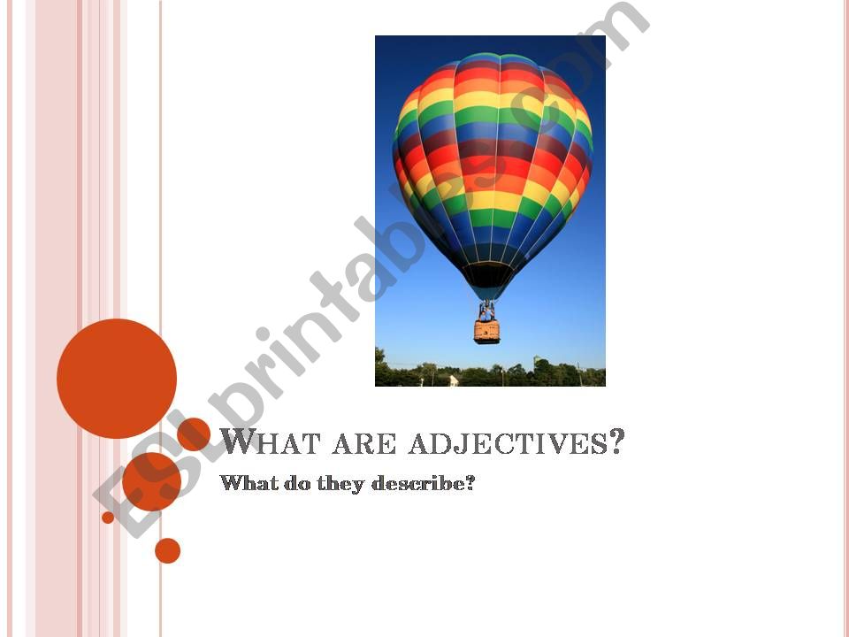 What are Adjectives? powerpoint