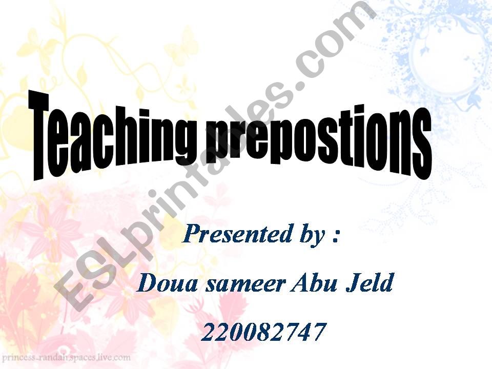 preposition  powerpoint