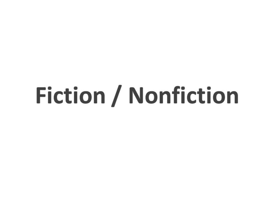 The Difference between Fiction and Nonfiction