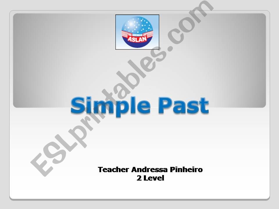 Simple Past tense powerpoint