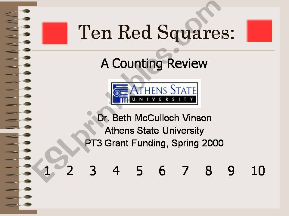 numbers from 1 to 10  powerpoint