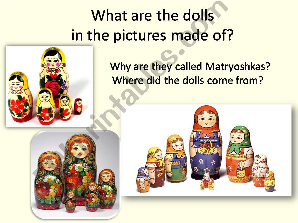 Russian Matryoshka Dolls powerpoint