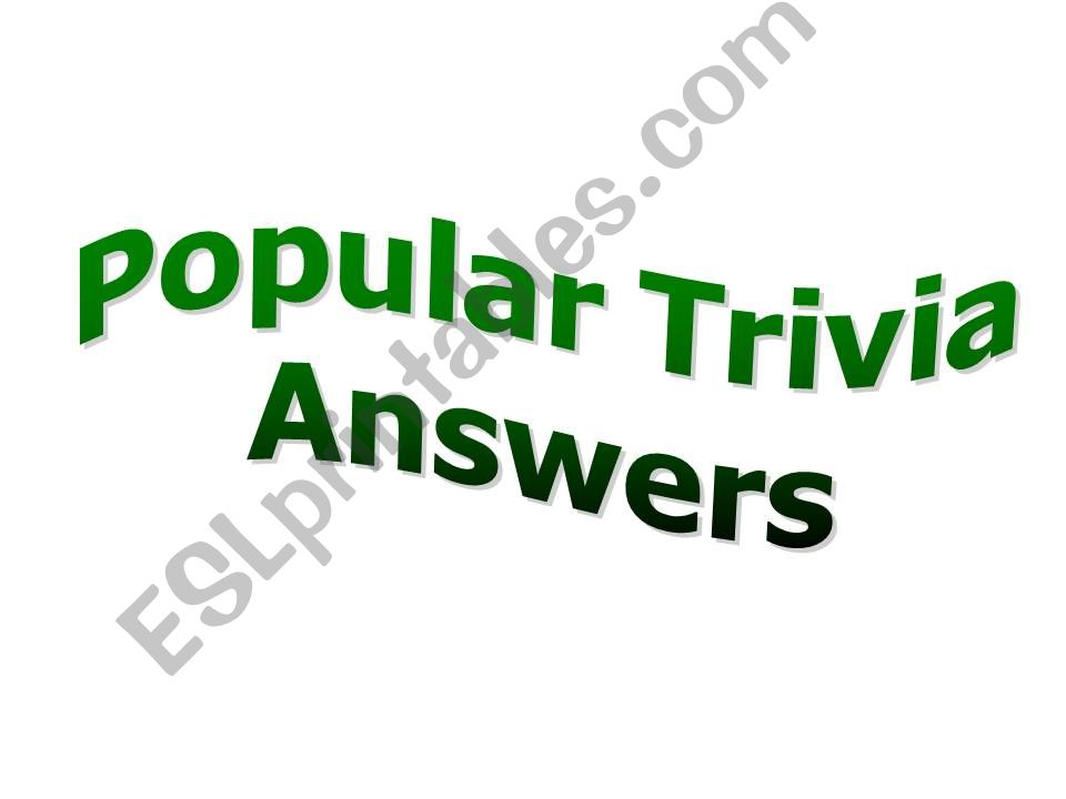 Trivia Game Show (Family Feud)