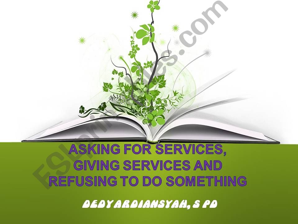 asking for services powerpoint