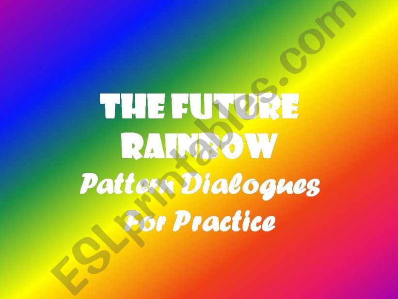 The Future Rainbow powerpoint