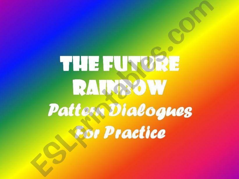 The Future Rainbow powerpoint