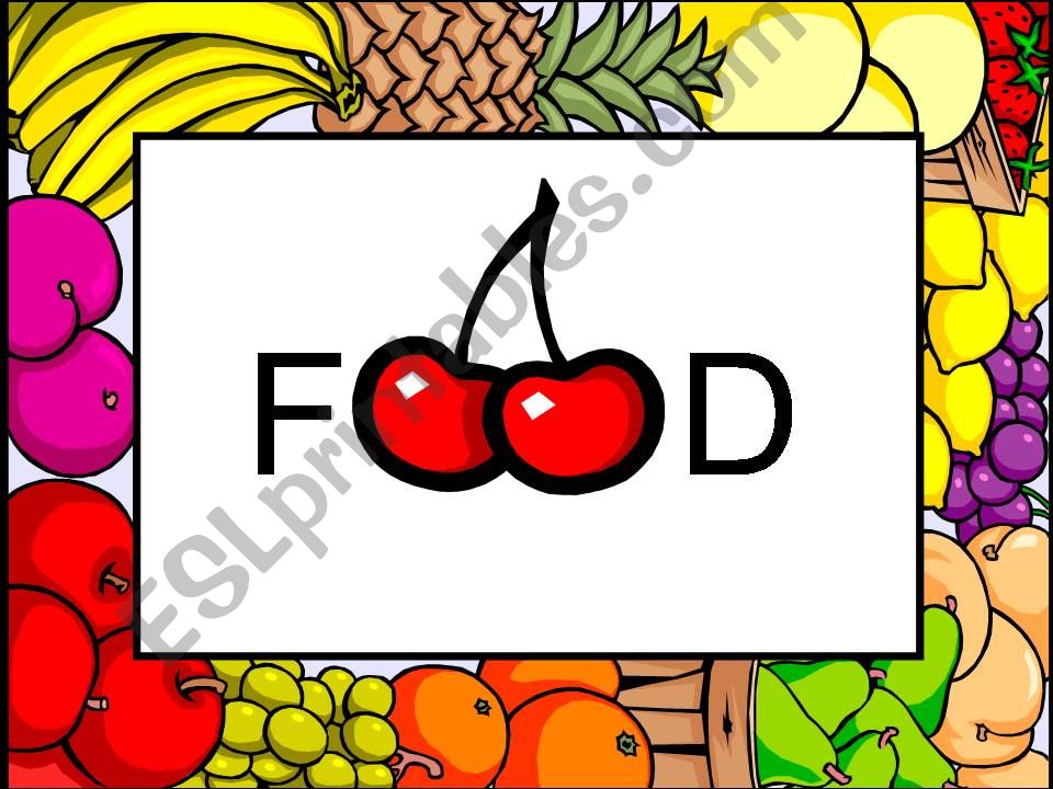 FOOD, FRUIT, VEGETABLES AND DRINKS