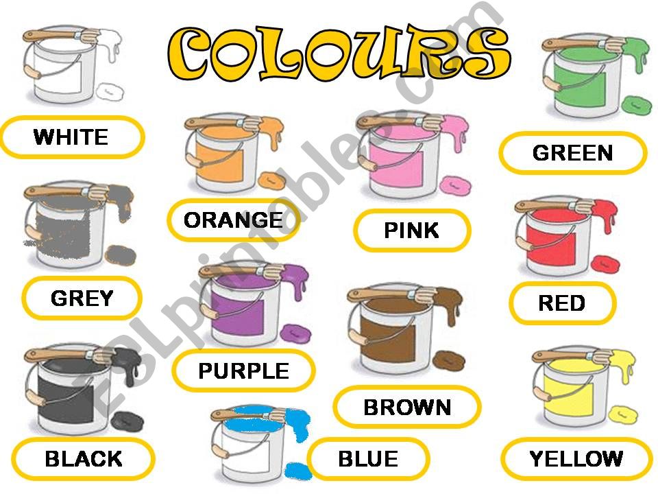 Colours presentation powerpoint