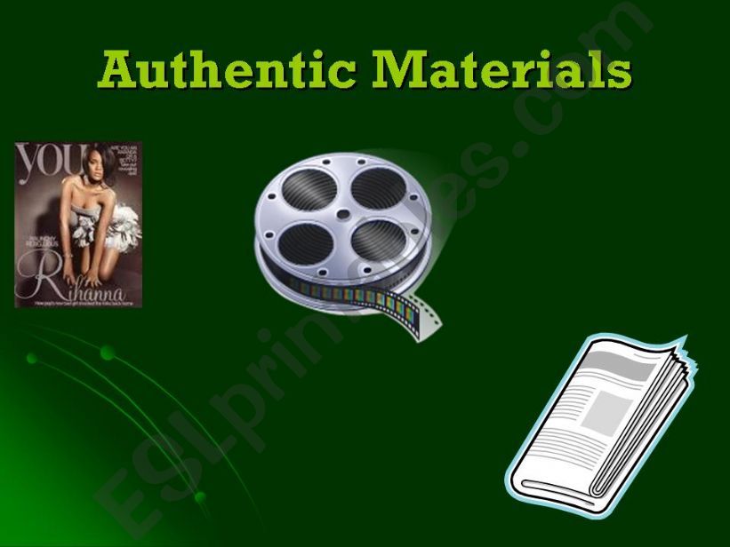 Authentic Materials Presentation