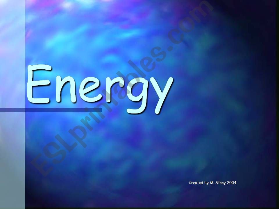 Energy powerpoint