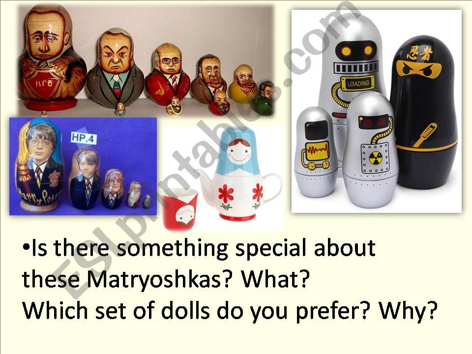 Russian Matryoshka Dolls - New Format