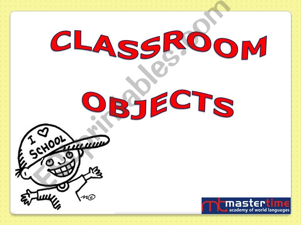 CLASSROOM OBJECTS powerpoint