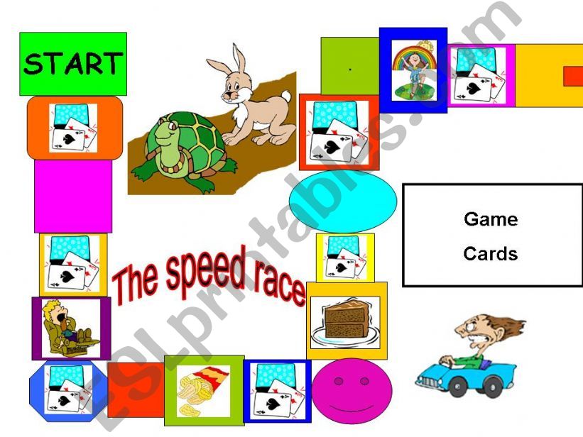 The tortoise and the hare - Board game