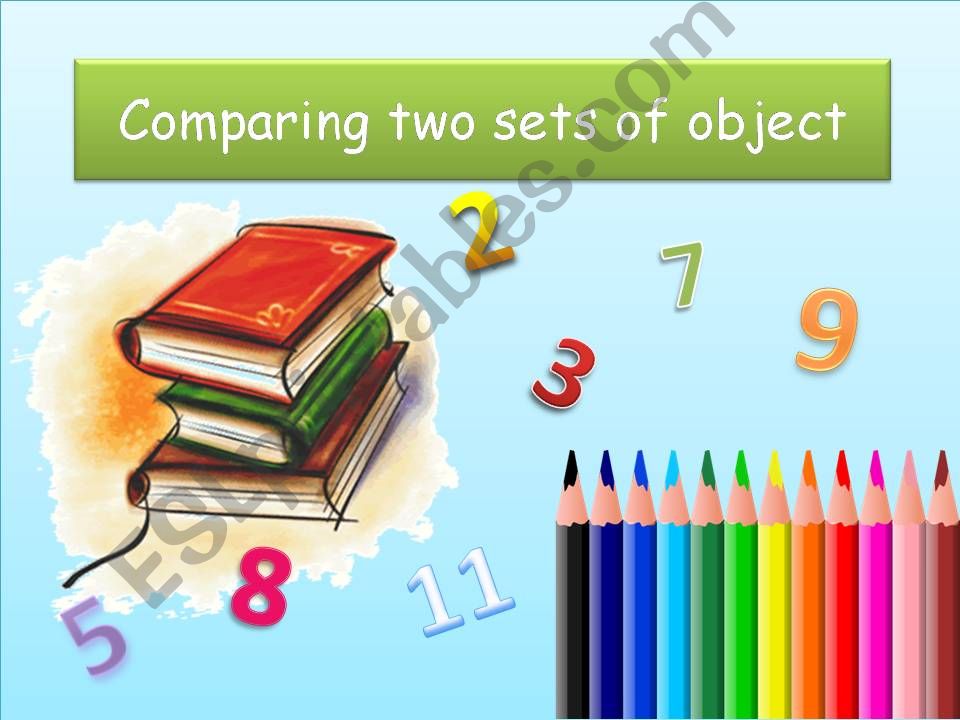 Comparing two sets of object powerpoint