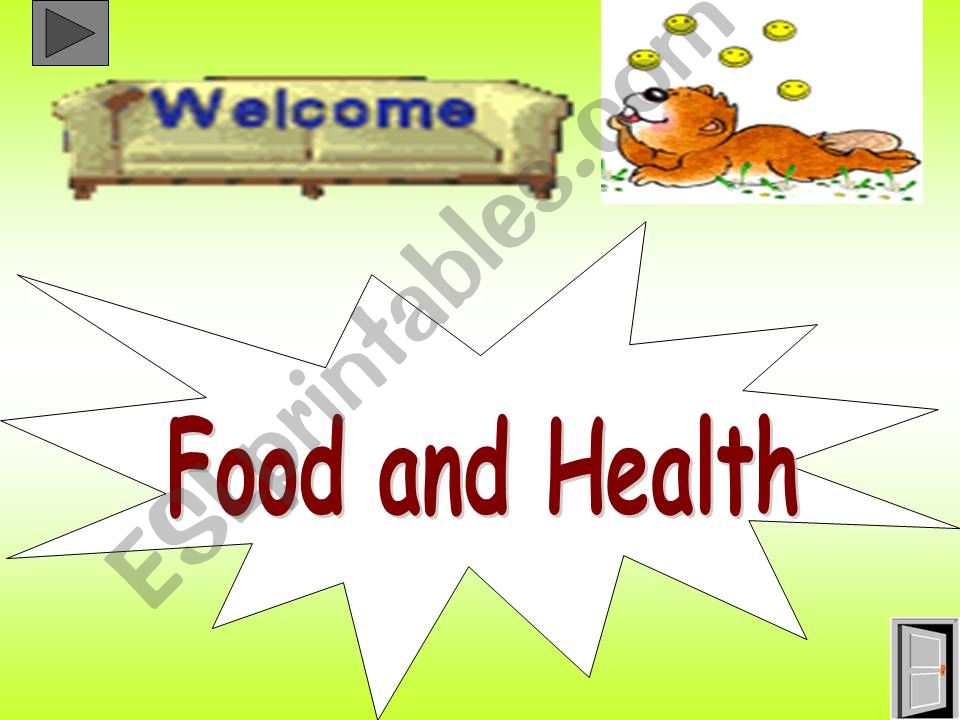 food and health powerpoint