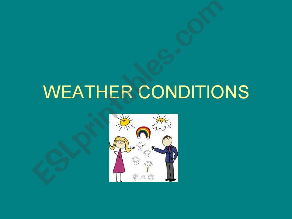 weather conditions powerpoint