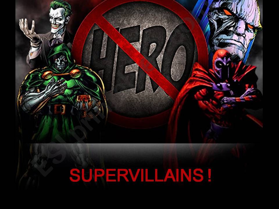 Supervilains! powerpoint