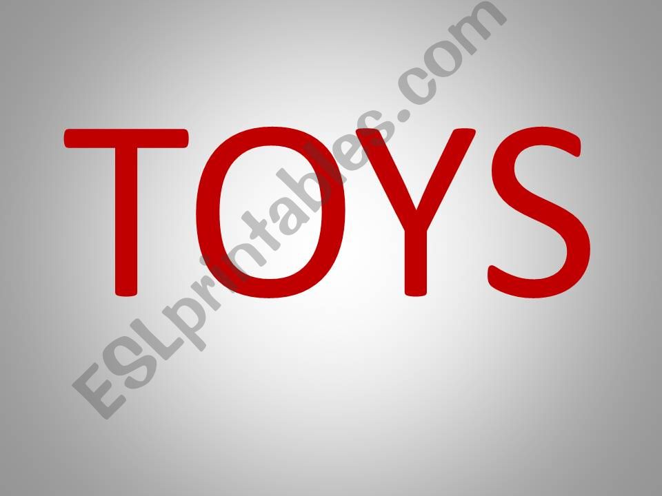 TOYS powerpoint