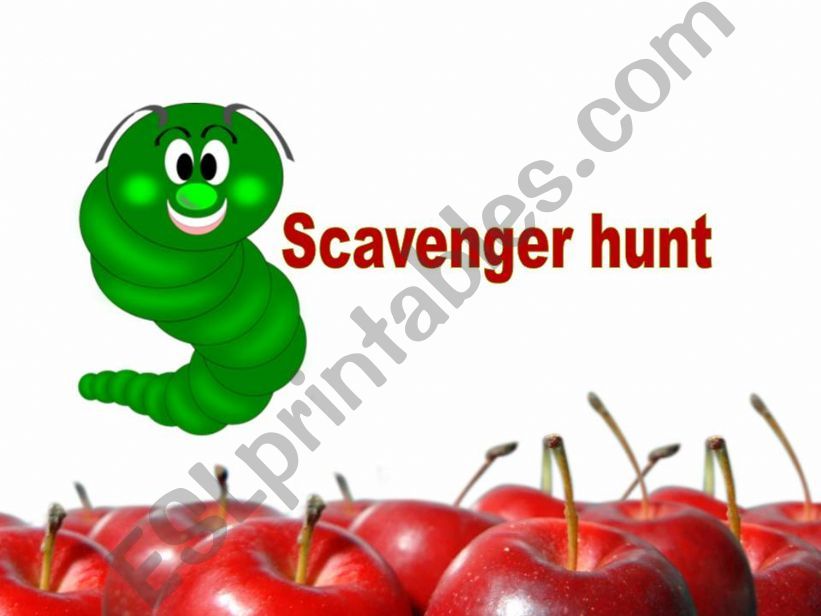 Scavenger Hunt powerpoint