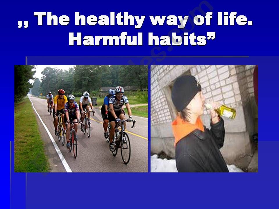 The healthy way of life powerpoint