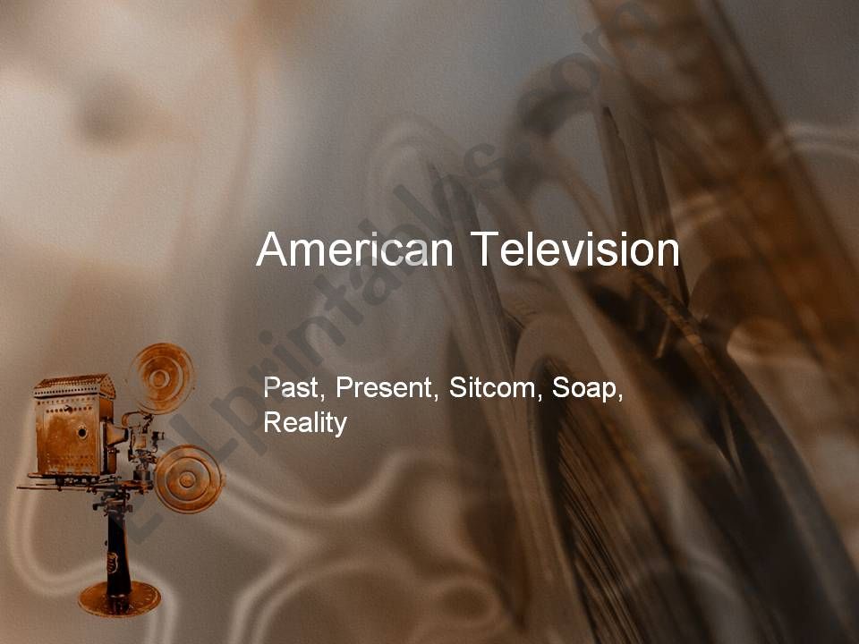 television presentation powerpoint