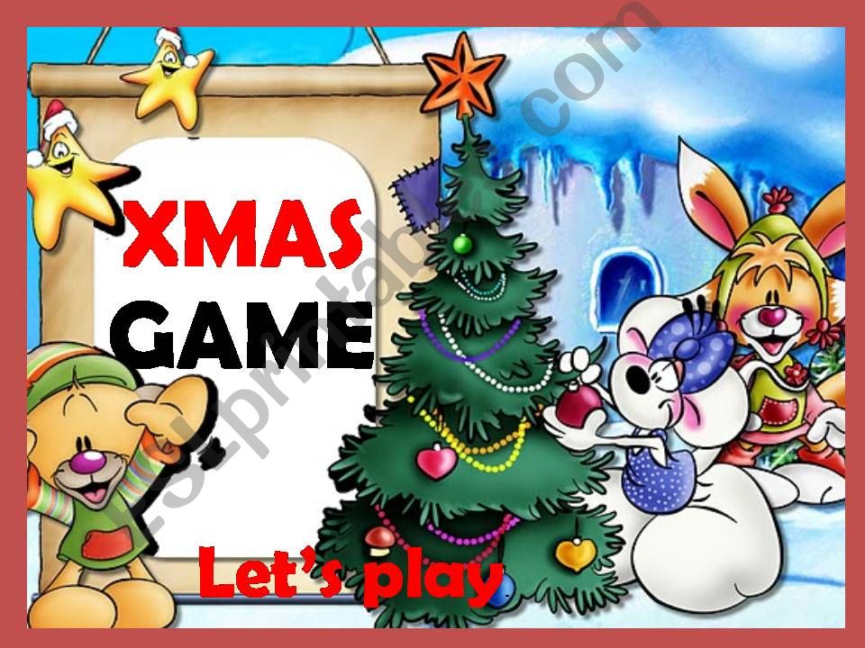 CHRISTMAS - GAME powerpoint