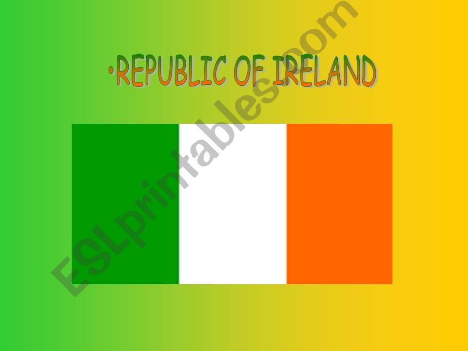The Republic of Ireland powerpoint