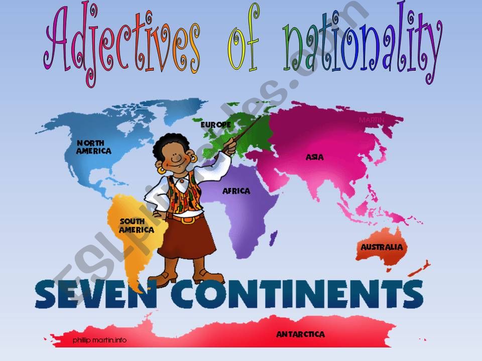 NATIONALITIES powerpoint