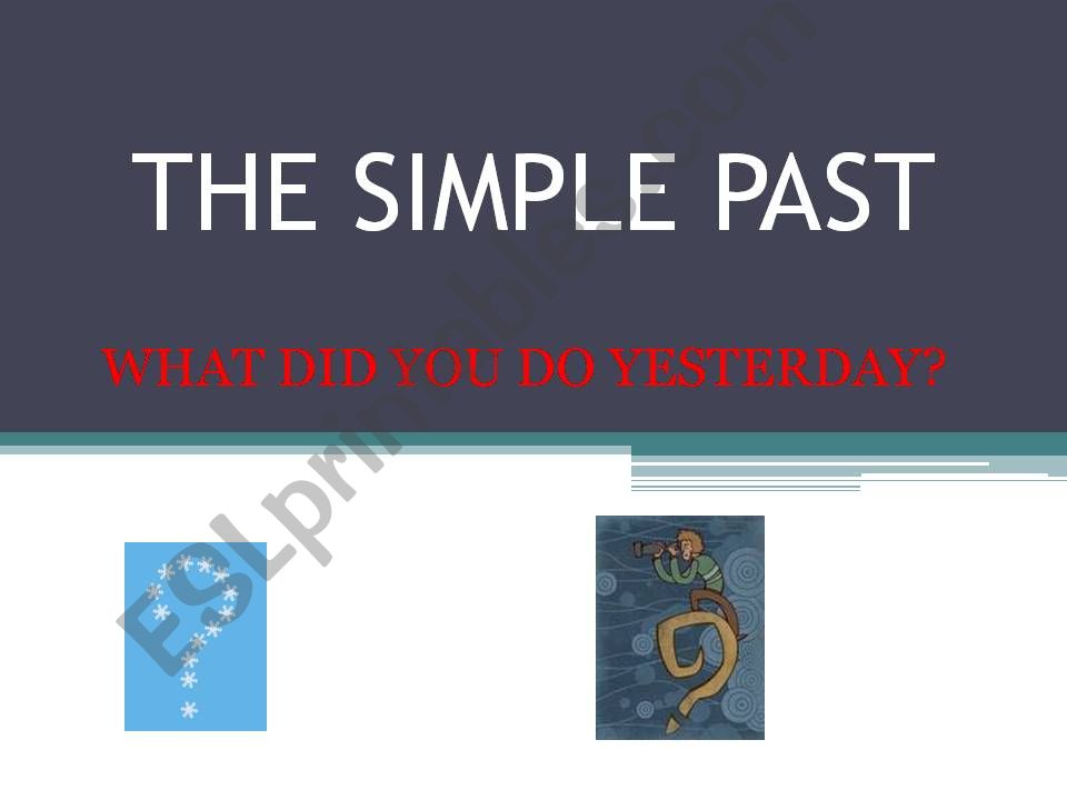 Simple Past powerpoint