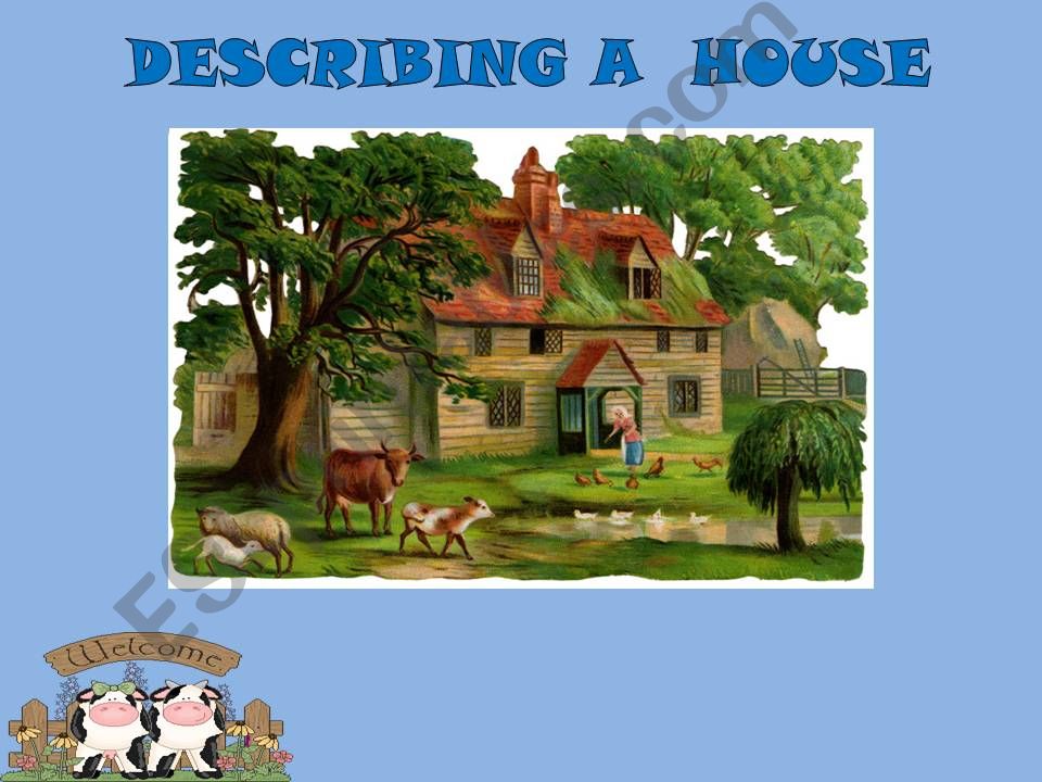 DESCRIBING HOUSES powerpoint